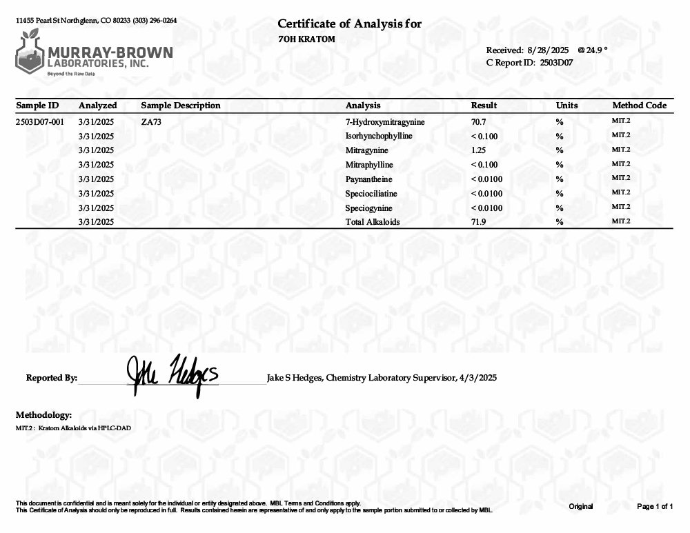 7oh Kratom COA batch 270.pdf